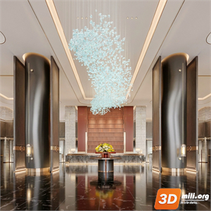 Lobby Decoration Skp Files 